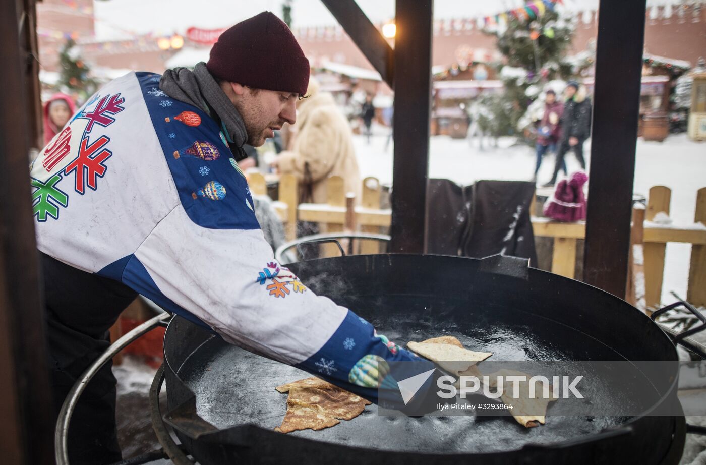 Maslenitsa celebrations in Moscow