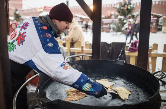 Maslenitsa celebrations in Moscow
