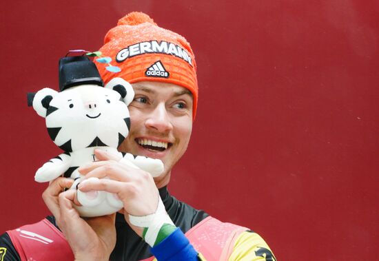 2018 Winter Olympics. Luge. Men. Day two