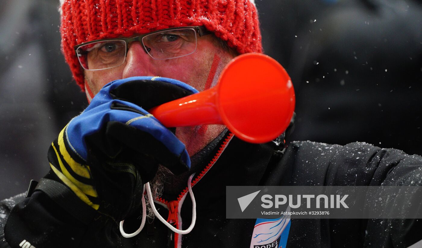 2018 Winter Olympics. Luge. Men. Day Two