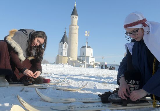 Kysh Batyr winter games in Bolgar