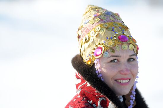 Kysh Batyr winter games in Bolgar