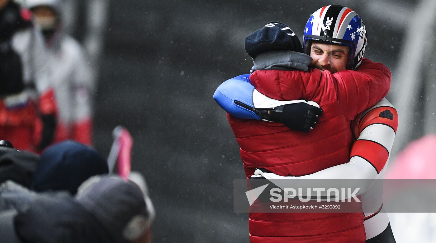 2018 Winter Olympics. Luge. Men. Day Two