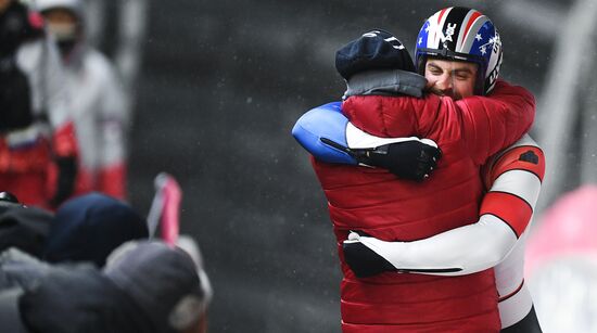 2018 Winter Olympics. Luge. Men. Day Two