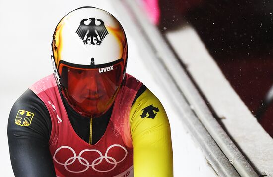 2018 Winter Olympics. Luge. Men. Day two