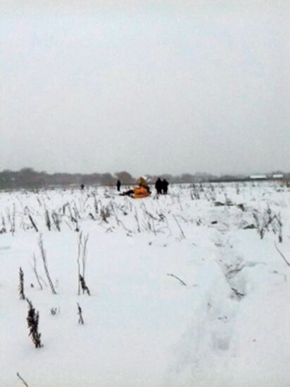 Passenger plane crash in Moscow Region