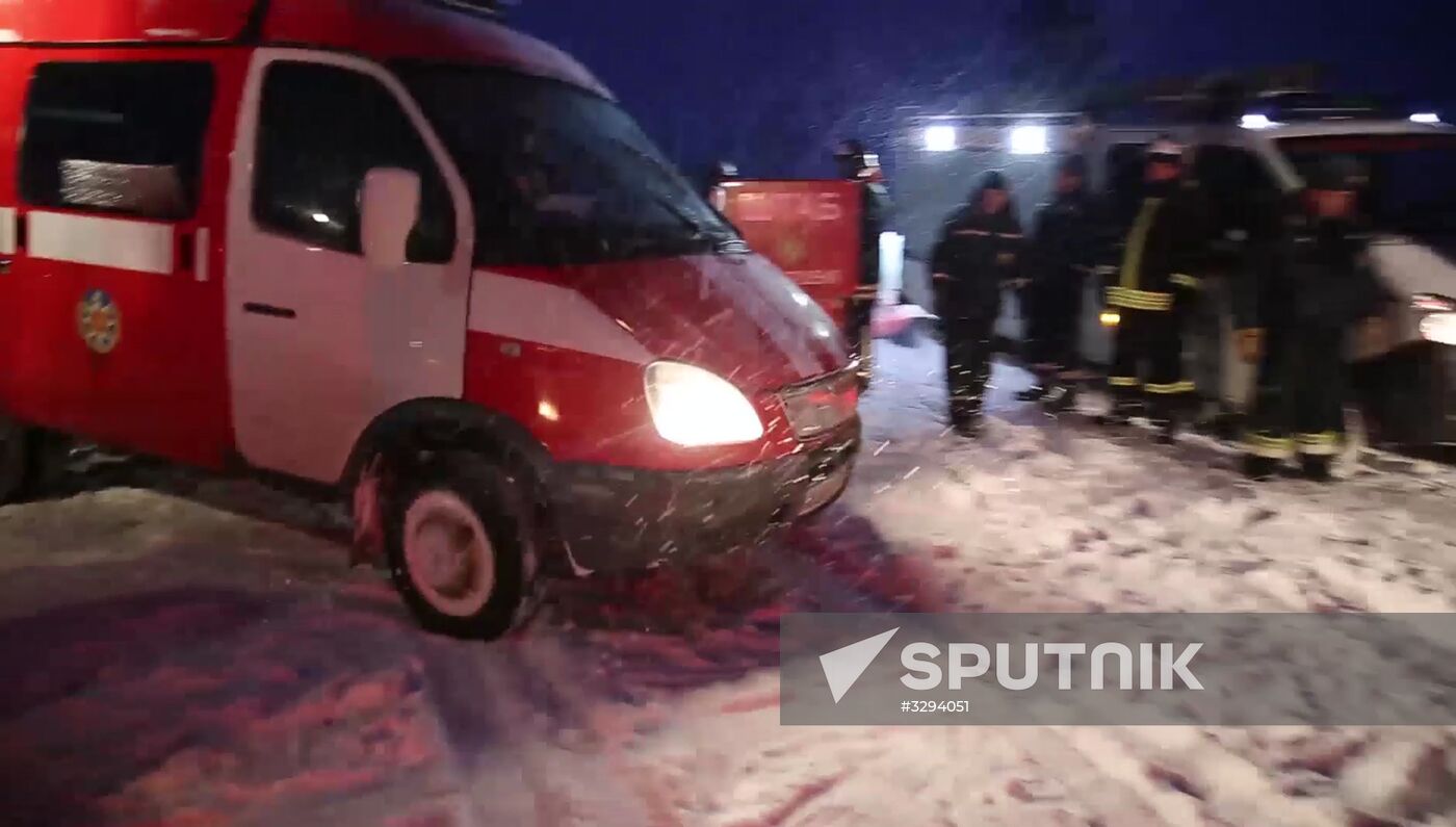 Passenger plane crash in Moscow Region