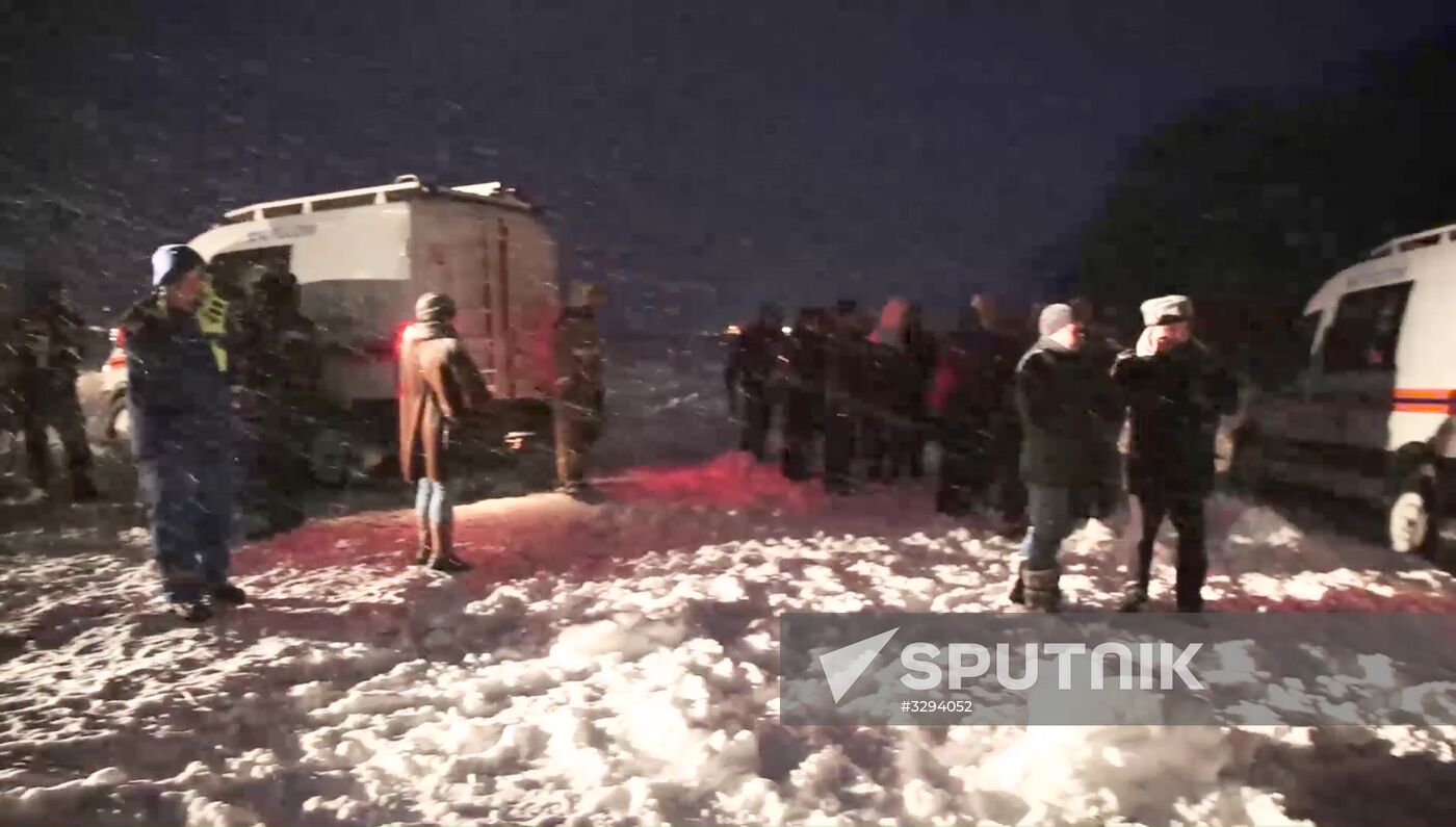 Passenger plane crash in Moscow Region