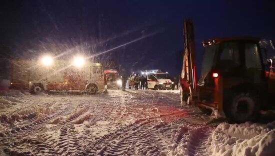 Passenger plane crash in Moscow Region