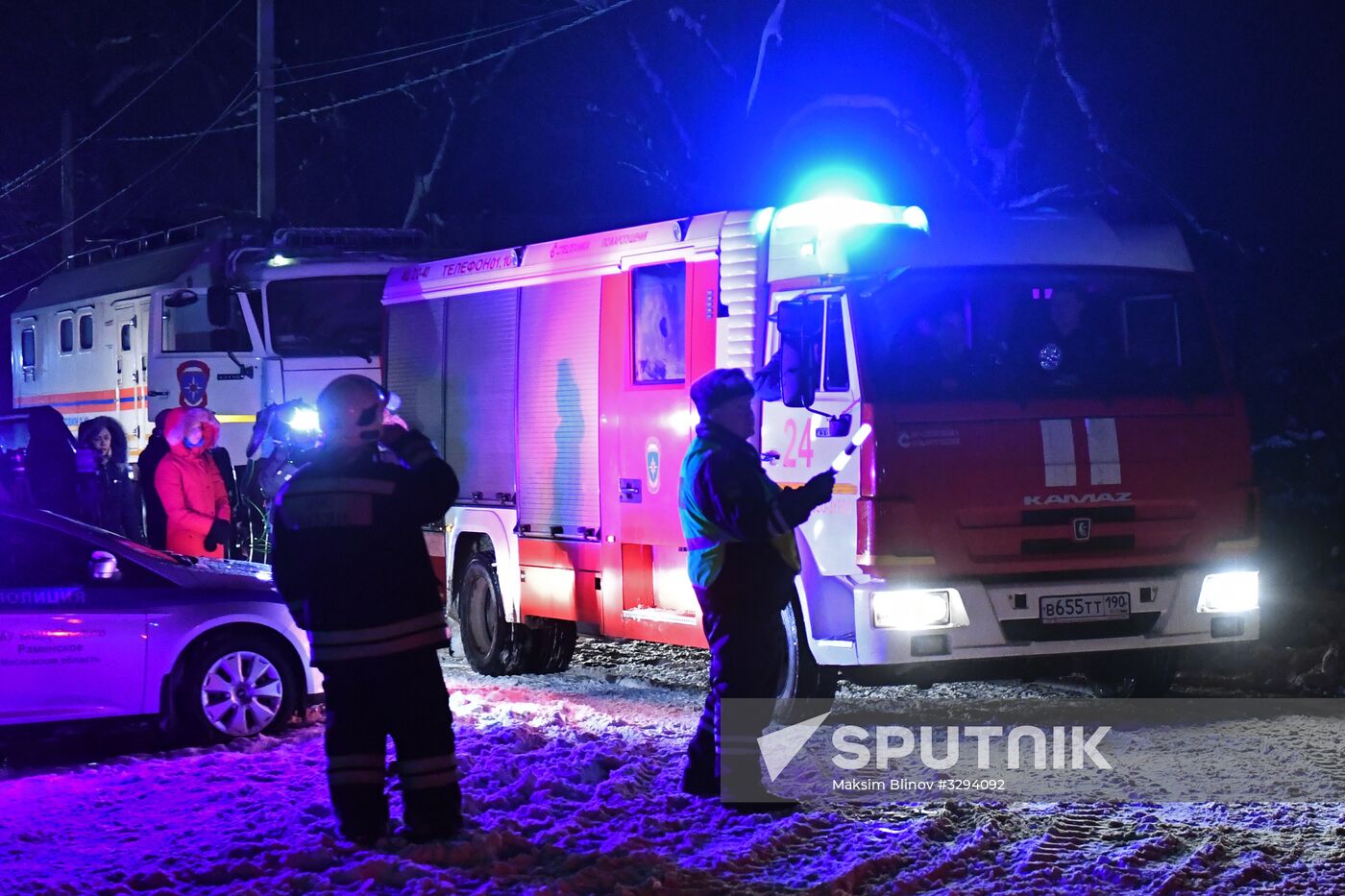 An-148 passenger plane crash in Moscow Region