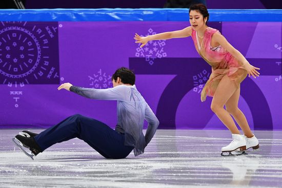 2018 Winter Olympics. Figure skating. Teams. Ice dance. Free skating