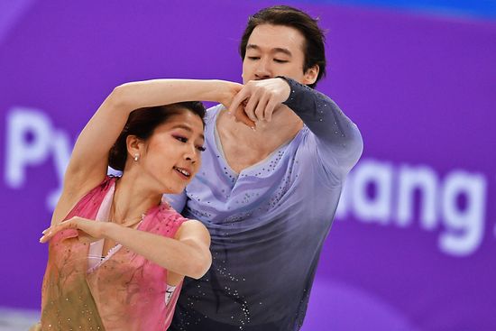 2018 Winter Olympics. Figure skating. Teams. Ice dance. Free skating