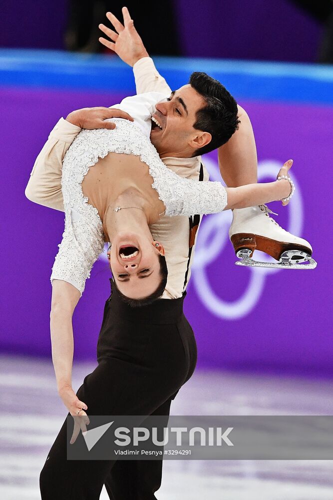 2018 Winter Olympics. Figure skating. Teams. Ice dance. Free skating