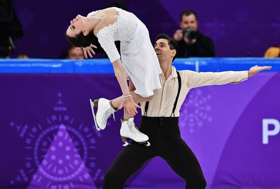 2018 Winter Olympics. Figure skating. Teams. Ice dance. Free skating