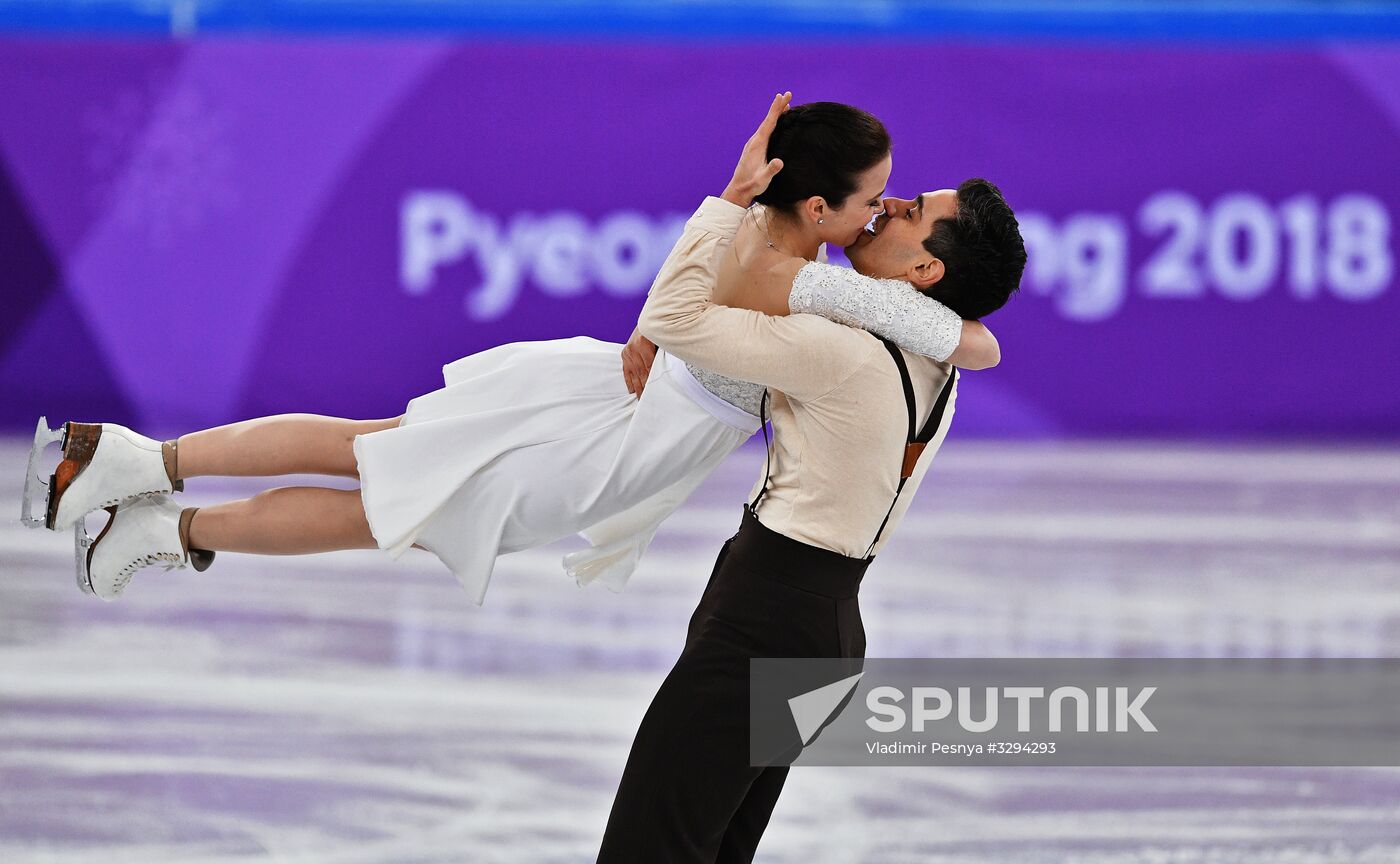 2018 Winter Olympics. Figure skating. Teams. Ice dance. Free skating