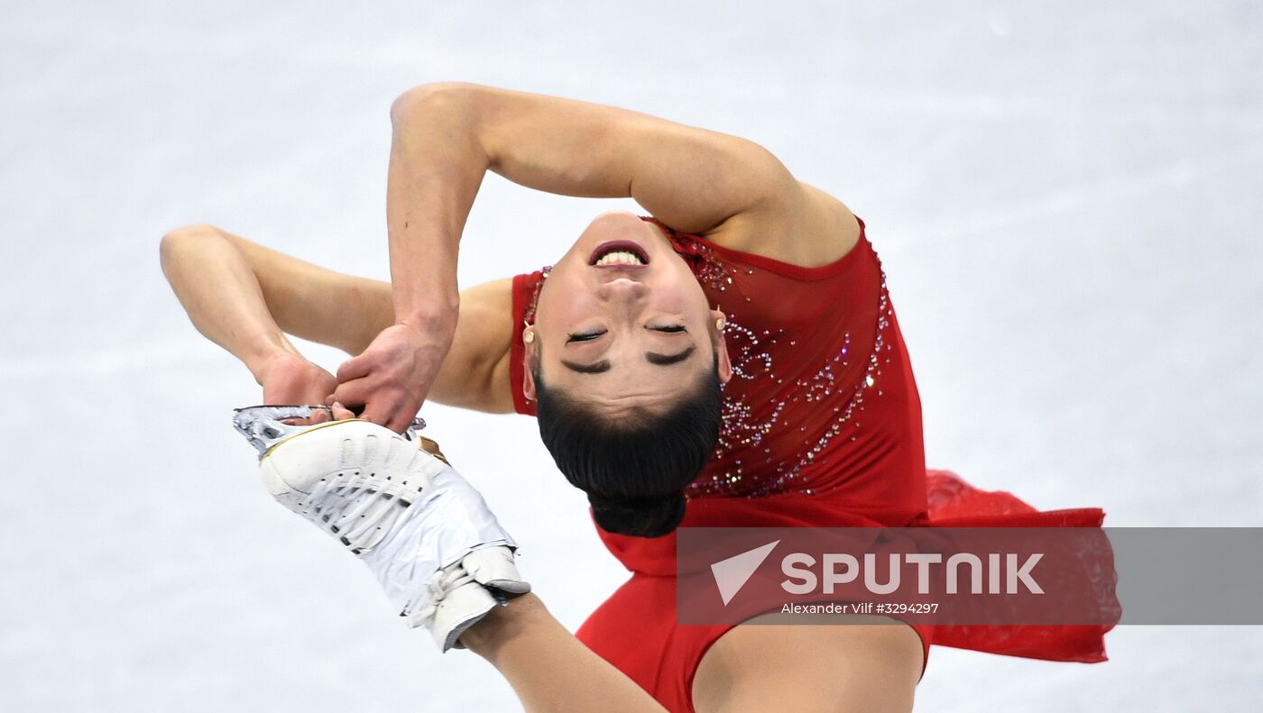 2018 Winter Olympics. Figure skating. Teams. Women. Free program