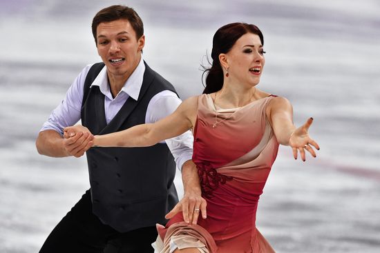 2018 Winter Olympics. Figure skating. Teams. Ice dance. Free skating