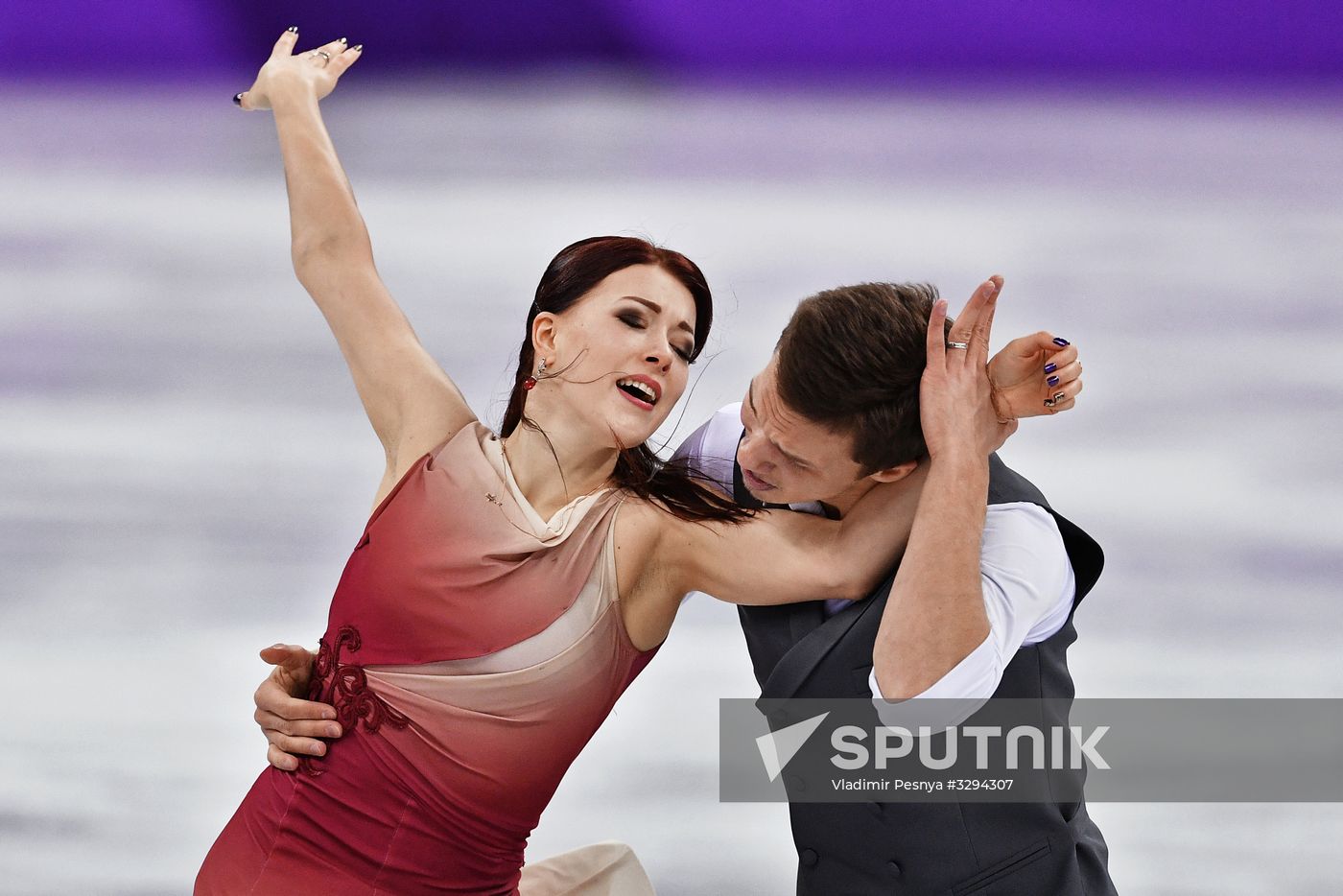 2018 Winter Olympics. Figure skating. Teams. Ice dance. Free skating