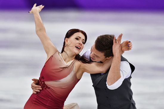2018 Winter Olympics. Figure skating. Teams. Ice dance. Free skating