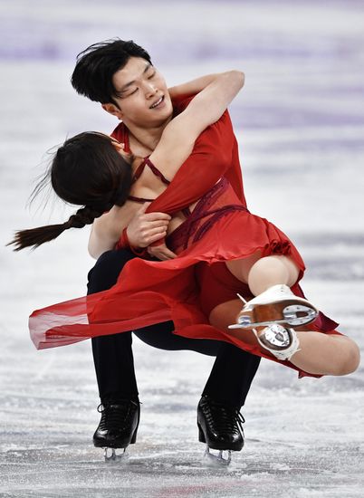 2018 Winter Olympics. Figure skating. Teams. Ice dance. Free skating
