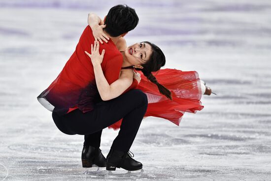 2018 Winter Olympics. Figure skating. Teams. Ice dance. Free skating