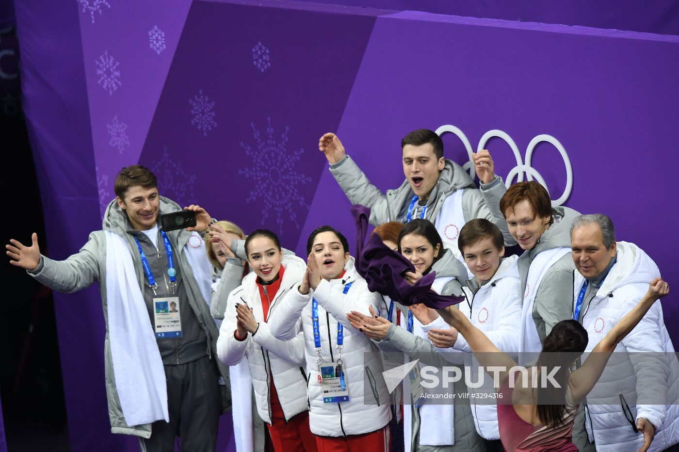 2018 Winter Olympics. Figure skating. Teams. Ice dance. Free skating