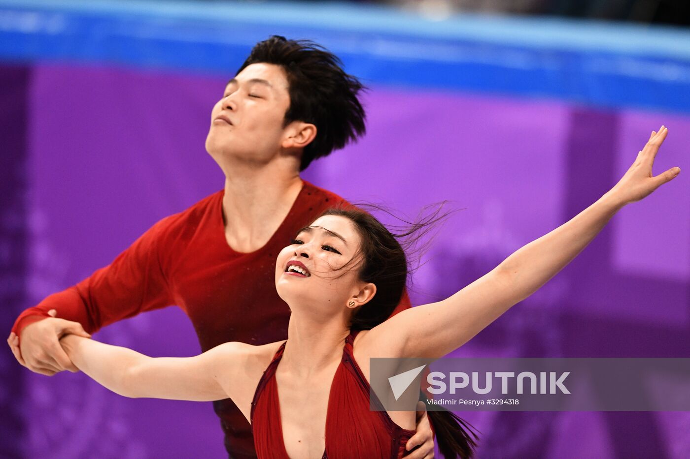 2018 Winter Olympics. Figure skating. Teams. Ice dance. Free skating