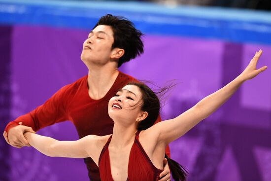 2018 Winter Olympics. Figure skating. Teams. Ice dance. Free skating