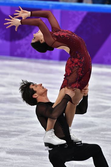 2018 Winter Olympics. Figure skating. Teams. Ice dance. Free skating