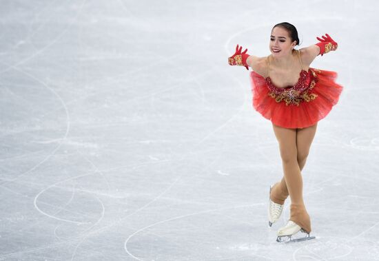 2018 Winter Olympics. Figure skating. Teams. Women. Free program