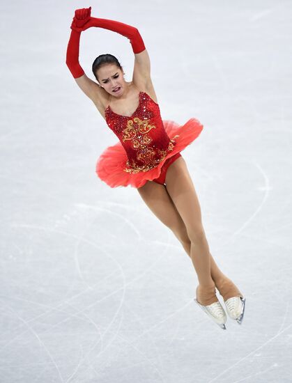 2018 Winter Olympics. Figure skating. Teams. Women. Free program