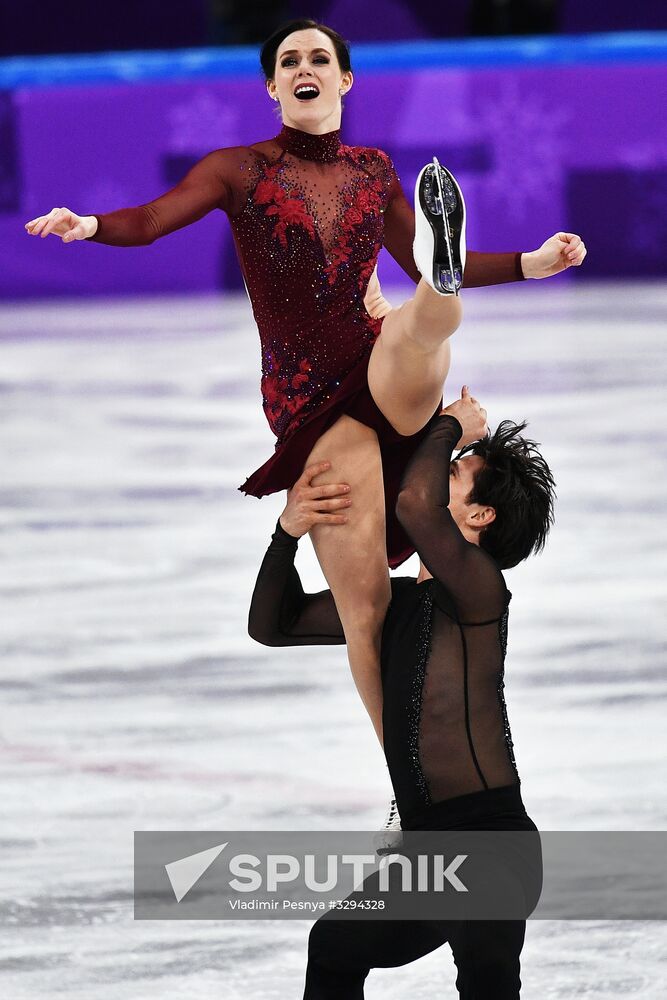 2018 Winter Olympics. Figure skating. Teams. Ice dance. Free skating