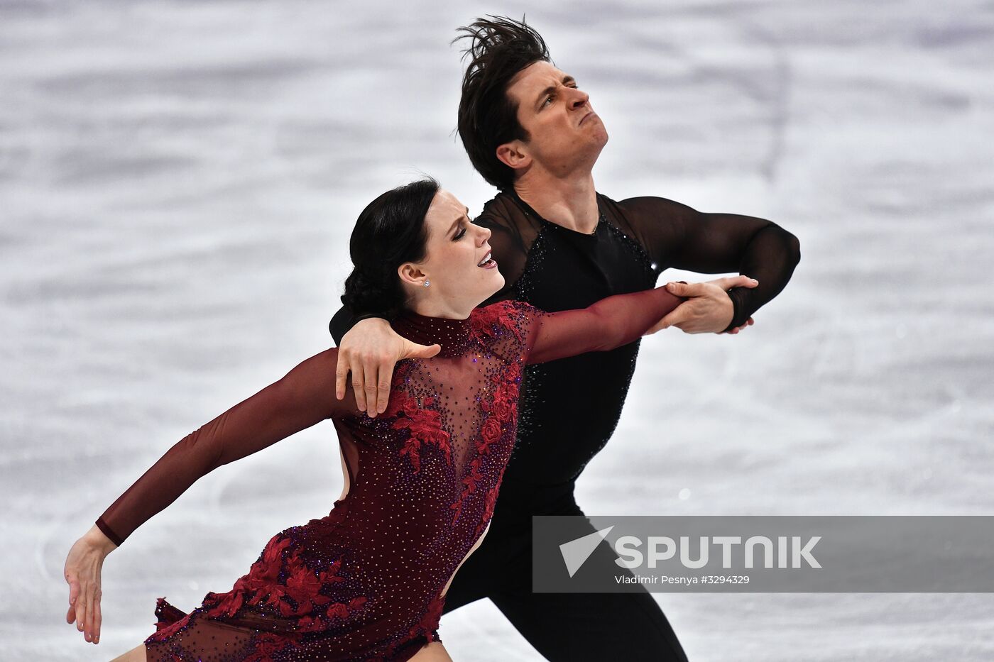 2018 Winter Olympics. Figure skating. Teams. Ice dance. Free skating