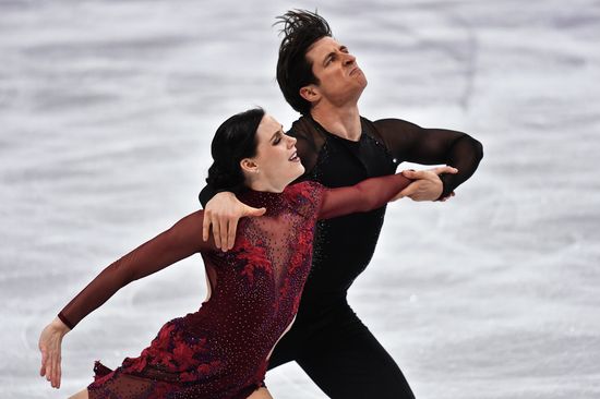 2018 Winter Olympics. Figure skating. Teams. Ice dance. Free skating
