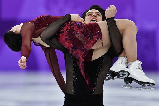 2018 Winter Olympics. Figure skating. Teams. Ice dance. Free skating