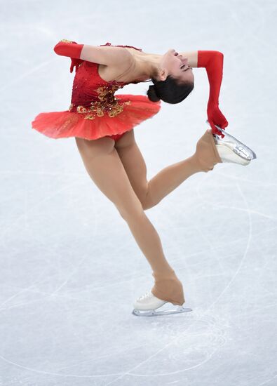 2018 Winter Olympics. Figure skating. Teams. Women. Free program