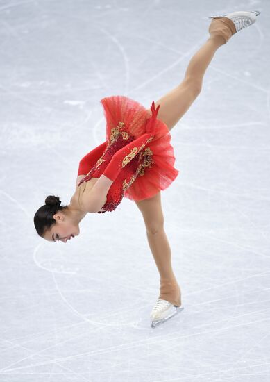 2018 Winter Olympics. Figure skating. Teams. Women. Free program