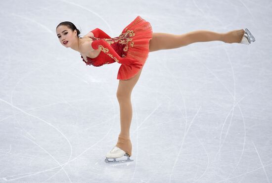 2018 Winter Olympics. Figure skating. Teams. Women. Free program