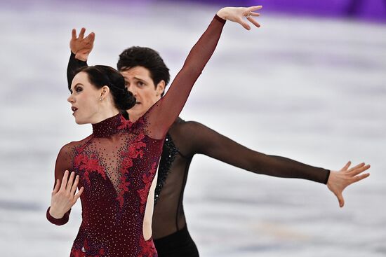 2018 Winter Olympics. Figure skating. Teams. Ice dance. Free skating