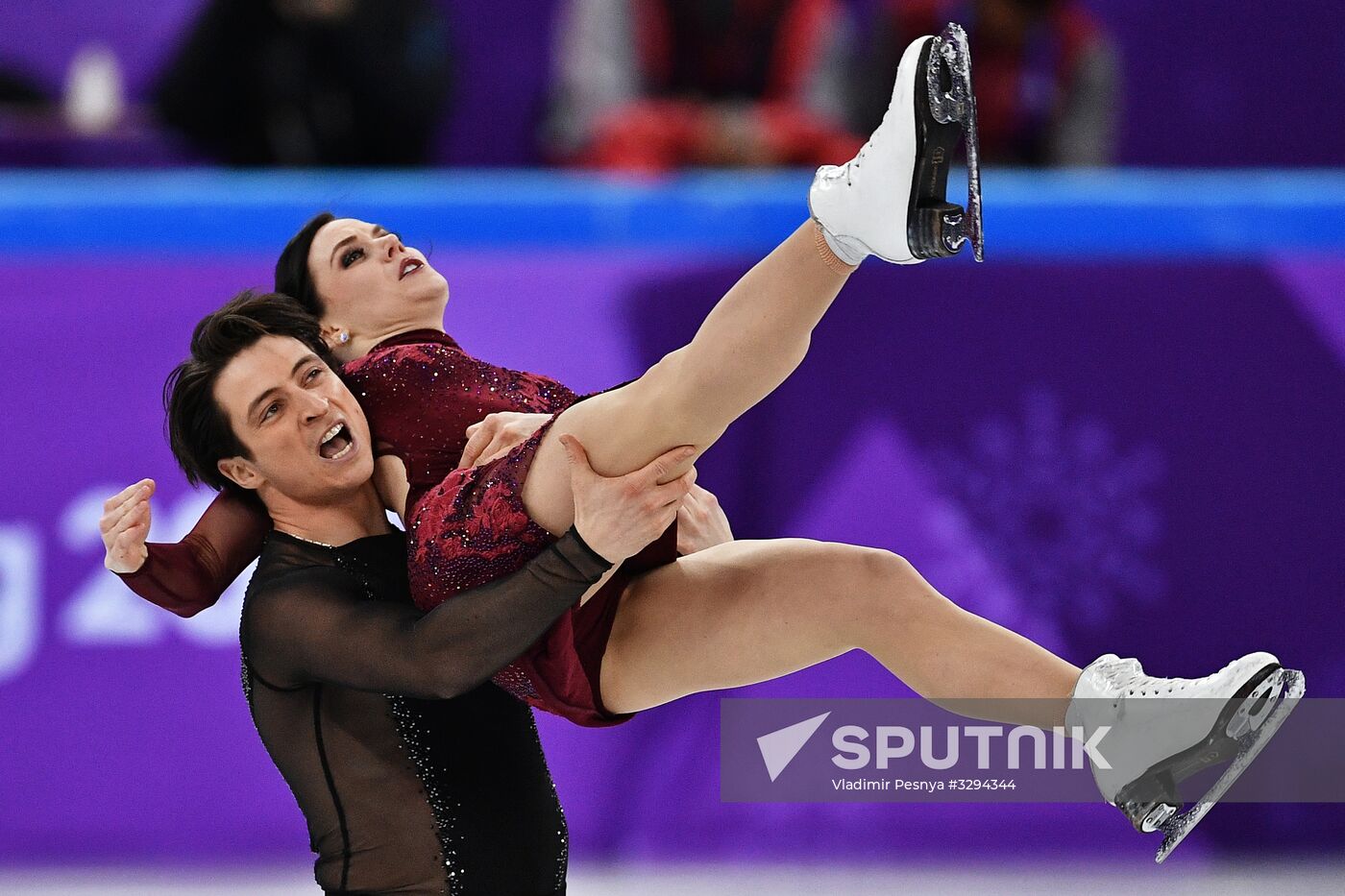 2018 Winter Olympics. Figure skating. Teams. Ice dance. Free skating