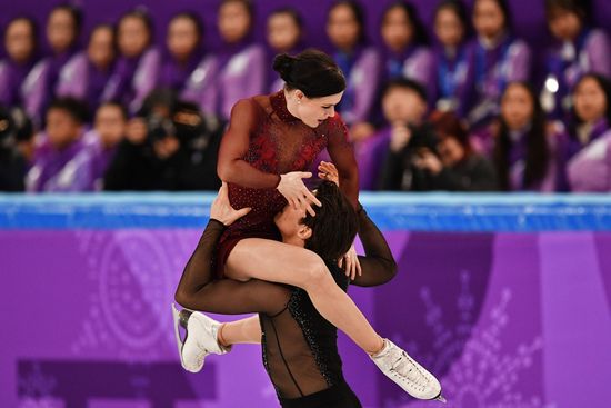 2018 Winter Olympics. Figure skating. Teams. Ice dance. Free skating