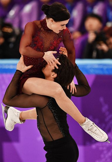 2018 Winter Olympics. Figure skating. Teams. Ice dance. Free skating