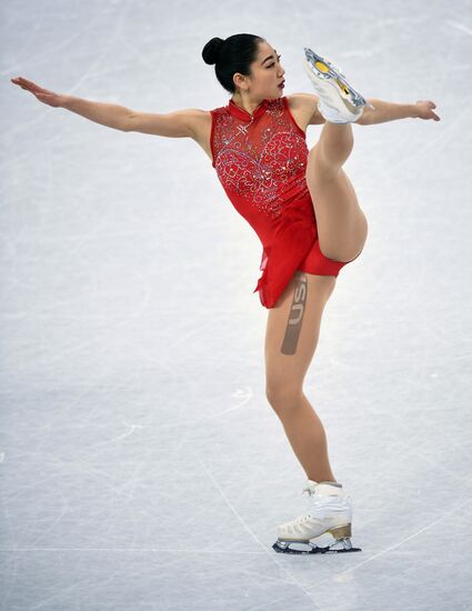 2018 Winter Olympics. Figure skating. Teams. Women. Free program