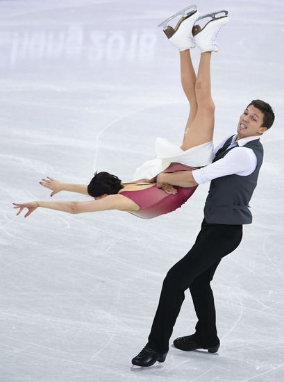 2018 Winter Olympics. Figure skating. Teams. Ice dance. Free skating