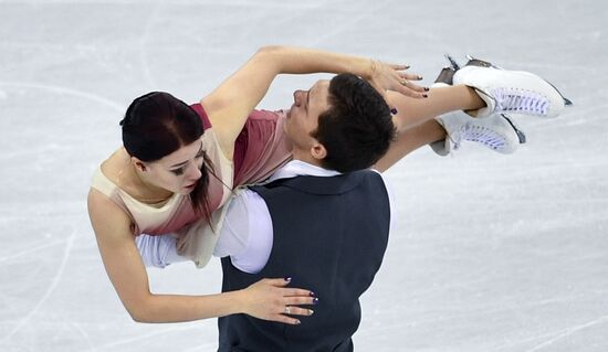 2018 Winter Olympics. Figure skating. Teams. Ice dance. Free skating