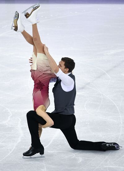 2018 Winter Olympics. Figure skating. Teams. Ice dance. Free skating