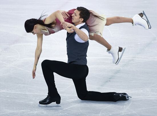 2018 Winter Olympics. Figure skating. Teams. Ice dance. Free skating