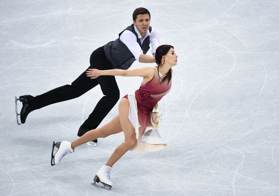 2018 Winter Olympics. Figure skating. Teams. Ice dance. Free skating