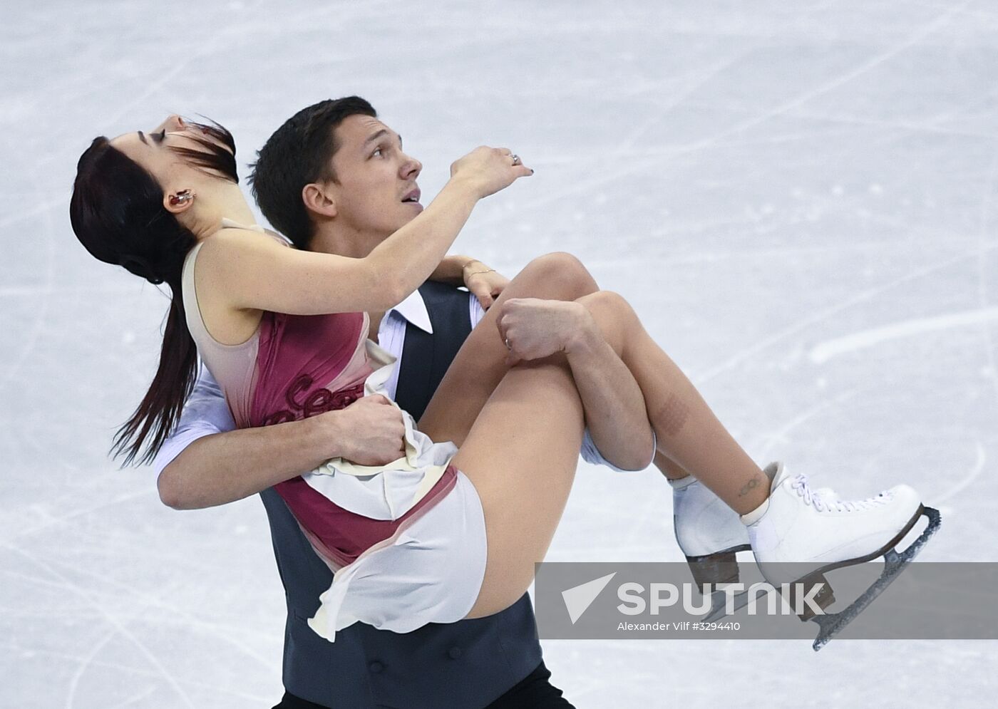 2018 Winter Olympics. Figure skating. Teams. Ice dance. Free skating