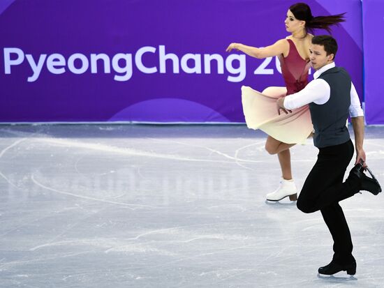 2018 Winter Olympics. Figure skating. Teams. Ice dance. Free skating